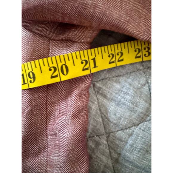 Ralph Lauren Linen Blend Men's Sport Coat Blazer Heather Red Size 38 S - Picture 6 of 8